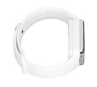 Montre Numérique Rechargeable à écran LED élégante pour Hommes et Femmes, Système Double Fuseau Horaire 12/24 Heures, Légère et Confortable pour Un Usage Quotidien (White)