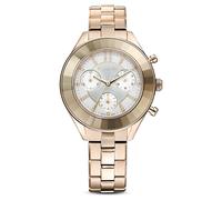Montre Octea lux sport, Fabriqué en Suisse, Bracelet en métal, Ton doré, Finition champagne doré OS