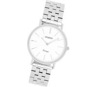 Montre Oozoo argent métal Vintage Series Montre à quartz analogique pour dames UOC20405