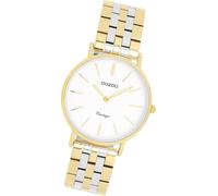 Montre Oozoo argent or métal Vintage Series Femme Montre analogique à quartz UOC20407