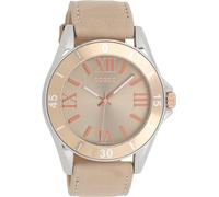 Montre Oozoo beige rose Vintage Series Femme-Homme Montre analogique à quartz UOC5736A