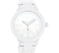 Oozoo Montre analogique unisexe vintage Series en métal blanc UOC4115A, Blanc, Bracelet