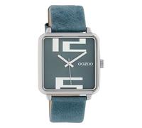 Montre Oozoo bleu Cuir Timepieces Femme Montre à quartz analogique UOC10361