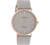 Montre Oozoo bleu foncé acier inoxydable C20102 Vintage Femme Montre à quartz UOC20162