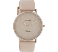 Montre Oozoo bleu foncé acier inoxydable C20102 Vintage Femme Montre à quartz UOC20166