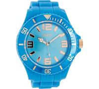 Montre Oozoo bleue silicone Timepieces Femmes Montre à quartz analogique UOC5037A