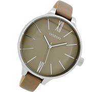 Montre Femme Oozoo Beige Analogique C9543 Timepieces Bracelet Cuir Uoc9543