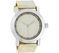 Montre Oozoo cuir beige Timepieces Femmes Montre à quartz analogique UOC5150A