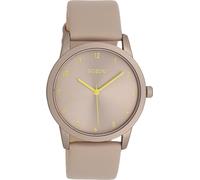 Montre Oozoo gris Cuir Timepieces Femmes Montre à quartz analogique UOC11076