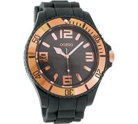 Montre Oozoo grise silicone Vintage Series Femme-Homme Montre à quartz analogique UOC4284A