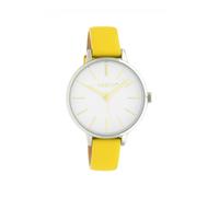 Montre Oozoo Junior pour femme avec bracelet en cuir Quartz - Variante : jaune / blanc