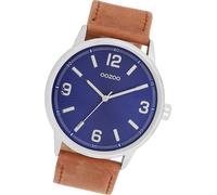 Montre Oozoo marron cuir Timepieces femme-homme Montre à quartz analogique UOC11501