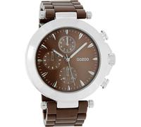 Montre Oozoo marron métal Vintage Series Montre à quartz analogique UOC3862A