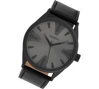 Montre Homme Oozoo Analogique Noire C10024 Timepieces Bracelet Cuir Uoc10024