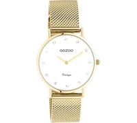 Montre Oozoo or acier inoxydable C20241 Vintage Series Montre à quartz analogique unisexe UOC20241