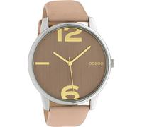 Montre Femme Oozoo Timepieces Analogique Cuir Rose Clair Uoc10371