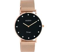 Montre Oozoo rose?or en acier inoxydable C20239 Vintage Series Montre à quartz analogique unisexe UOC20239