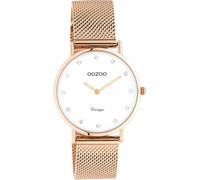 Montre Oozoo rose?or en acier inoxydable C20243 Vintage Series Montre à quartz analogique unisexe UOC20243