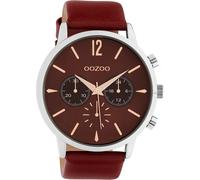 Oozoo Montre Unisexe Montres Analogue Cuir Rouge UOC10356