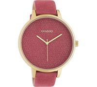 Oozoo Montre À Quartz Pour Femme Avec Bracelet En Cuir Classique 45 Mm 7864 Doré