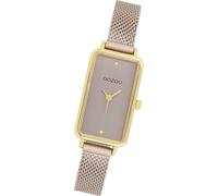 Montre Oozoo taupe marron métal Timepieces Femme Montre à quartz analogique UOC11534