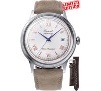 Orient Homme Analogique Mécanique Montre avec Bracelet en Cuir RA-AC0027S