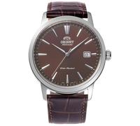 Montre ORIENT RA-AC0F17Y pour Homme Brun chocolat en Acier inoxydable