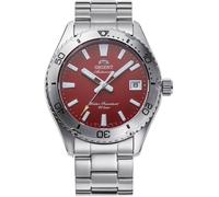 Orient Mako RA-AC0Q09R30B Montre automatique pour homme avec cadran rouge et bracelet en acier inoxydable