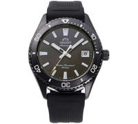 Orient Mako RA-AC0Q10N30B Montre automatique pour homme avec cadran noir et bracelet en caoutchouc