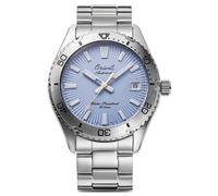 Orient Mako RA-AC0Q12L30B Montre automatique pour homme avec cadran bleu et bracelet en acier Édition limitée 75ème anniversaire