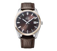 Montre ORIENT RA-AC0R03Y Homme Automatique Acier Bracelet Cuir Cadran Marron