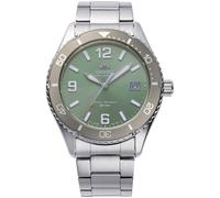 Montre ORIENT RA-WJ0001E10B pour Unisex Vert opale en Acier inoxydable