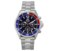 Montre Orient Solaire Cadran Noir Acier Inoxydable RA-TX0201L10B Homme