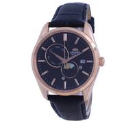Montre Orient Sun & Moon Noir Automatique Habillé Cuir RA-AK0309B10B Homme