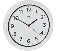 TFA Dostmann Horloge murale d'extérieur 60.3078 Quartz 30,5 cm étanche résistante aux UV blanche