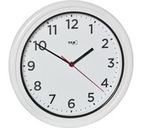 TFA Dostmann Horloge murale d'extérieur 60.3078 Quartz 30,5 cm étanche résistante aux UV blanche