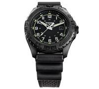 Traser Montre analogique à Quartz pour Homme avec Bracelet en Caoutchouc 108672, Noir, Bracelet