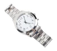 Montre parlante pour aveugles et malvoyants | Bracelet élastique en acier inoxydable | Alarme et fonction de rappel faciles à régler | Voix claire et puissante | Idéale pour les personnes âgées