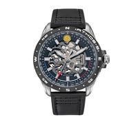 Montre pour homme 668116 avec bracelet en cuir noir Noir
