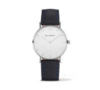 Montre - Paul Hewitt - ph-sa-s-st-w-11 - Cuir bleu marine - Étanchéité 5 ATM - Verre saphir