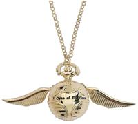 The Carat Shop Collier-montre Harry Potter Vif d'or Doré plaqué or Chaîne 66 cm Enfants