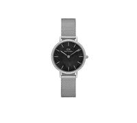 Montre Petite Bezel Mesh Black Mop Silver