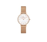 Montre Petite Bezel Mesh White Mop Rose Gold