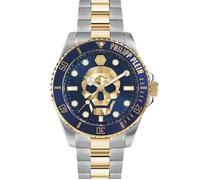 Philipp Plein - THE $Kull Diver 44Mm - Homme - Accessoires - Bleu - Taille: ONE Size