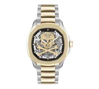 Philipp Plein Montre Homme Automatique PECTRE PWRAA0323 Squelette Or 50 m