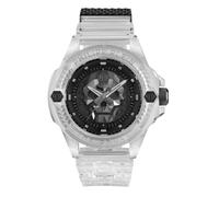 Montre Philipp Plein - Hommes - PWWAA0423 - Transparent Silicone - Blanc - Noir
