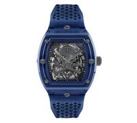 Montre - PHILIPP PLEIN - PWPTA0324 - Plastique Bleu - Résistante à l'eau 5 bar - Analogique