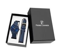 Montre - PIERRE LANNIER - Essential Homme - Acier Milanais - Étanche 5 ATM - Cadran Bleu