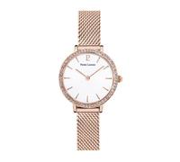 Montre - PIERRE LANNIER - Nova - Acier milanais - Cadran blanc - Cristaux Swarovski