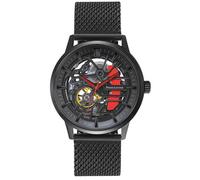 Montre - Pierre Lannier - PADDOCK - Automatique - Bracelet acier noir - 43 mm
